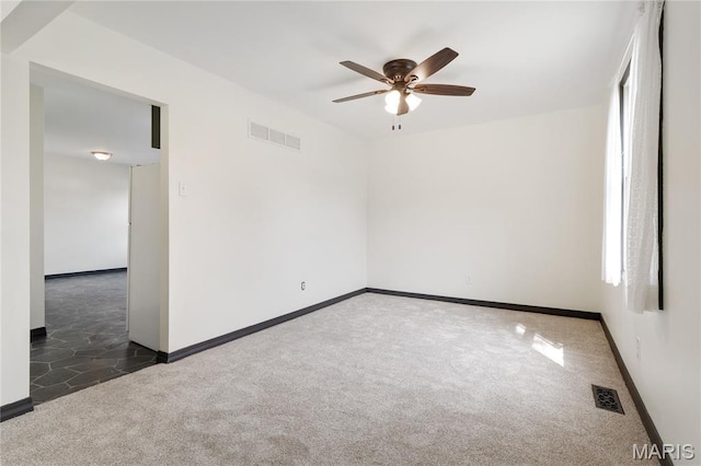 2516 Westminister Dr, Saint Charles, MO 63301 - spare room with carpet flooring and ceiling fan