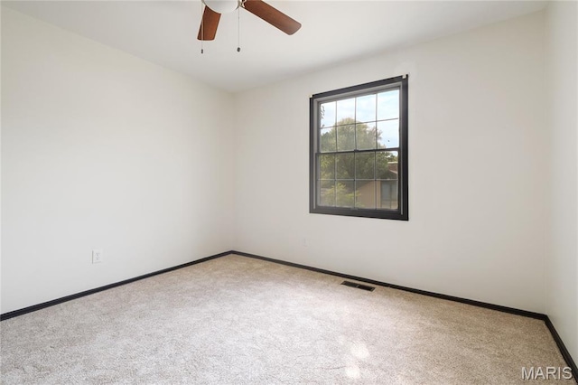 2516 Westminister Dr, Saint Charles, MO 63301 - carpeted empty room with a ceiling fan and baseboards