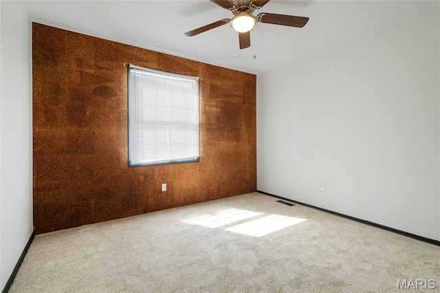 2516 Westminister Dr, Saint Charles, MO 63301 - carpeted empty room featuring a ceiling fan