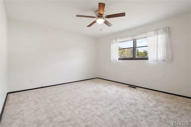 2516 Westminister Dr, Saint Charles, MO 63301 - carpeted empty room featuring baseboards and ceiling fan