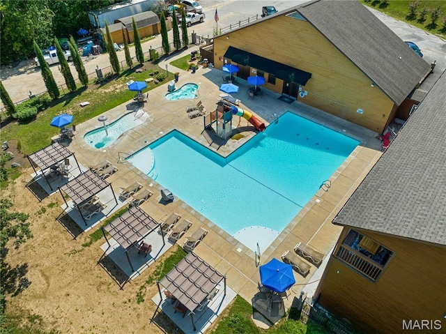 68 Meg Marie Ln Unit B, Branson, MO 65616 - community pool featuring a patio