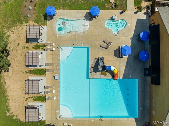 68 Meg Marie Ln Unit B, Branson, MO 65616 - drone / aerial view of a pool area