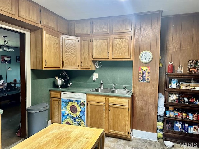 206 Cedar, Bertrand, MO 63823 - kitchen with white dishwasher and light countertops
