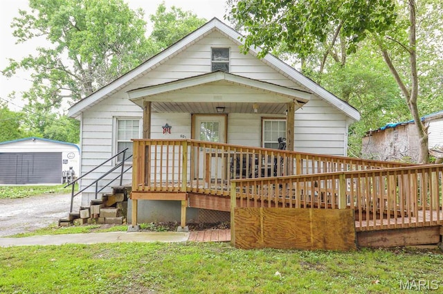 601 Mcbride Ave, Dupo, IL 62239 - bungalow-style home with a deck