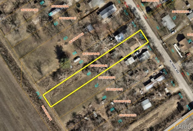 601 Mcbride Ave, Dupo, IL 62239 - map of property location featuring property parcel outlined