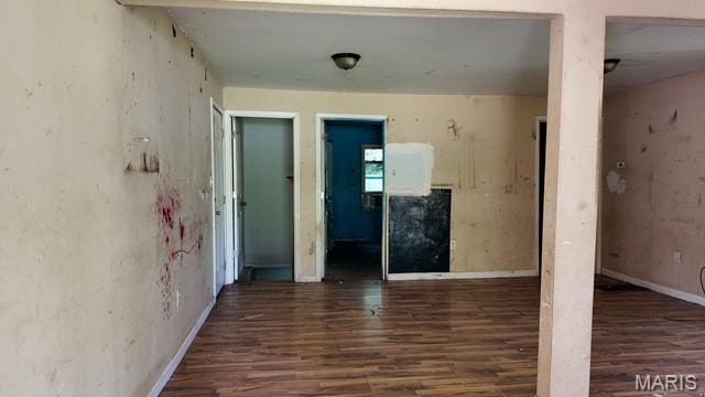 628 N Division St, Bonne Terre, MO 63628 - spare room with wood finished floors