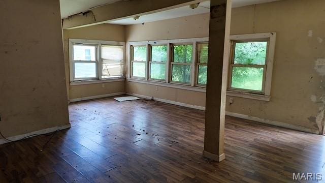 628 N Division St, Bonne Terre, MO 63628 - spare room featuring hardwood / wood-style flooring