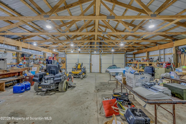 1742 State Route 848, New Milford, PA 18834 - garage with a workshop area