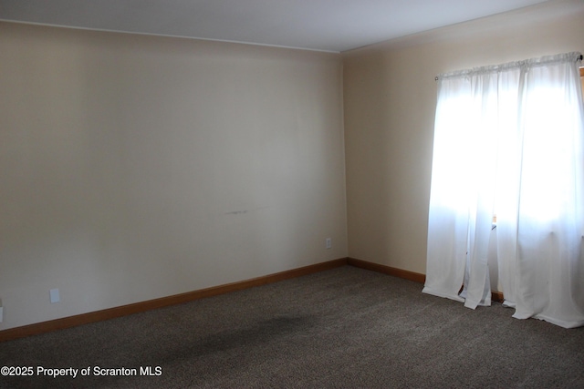 205 Orchard St, Old Forge, PA 18518 - empty room with carpet flooring and baseboards