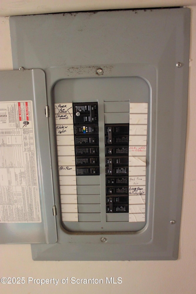 205 Orchard St, Old Forge, PA 18518 - utilities with electric panel