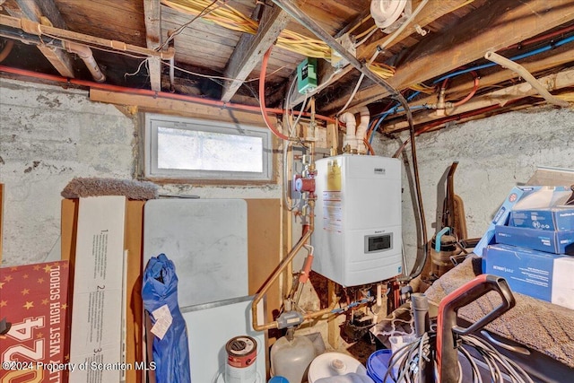 utilities featuring water heater