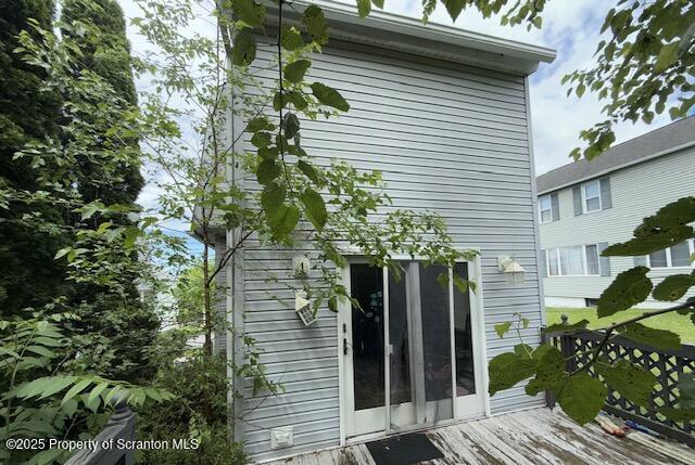 225 Taft St, Hanover Twp, PA 18706 - back of house with a deck
