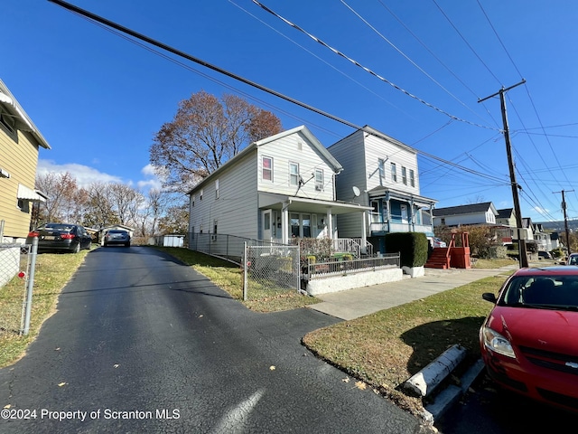 546 Emmett St, Scranton, PA 18505 - view of front of home with covered porch