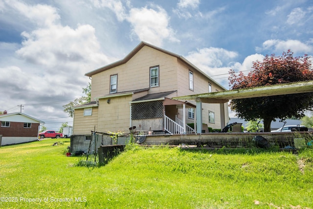 1010 Wood St, Old Forge, PA 18518 - rear view of house