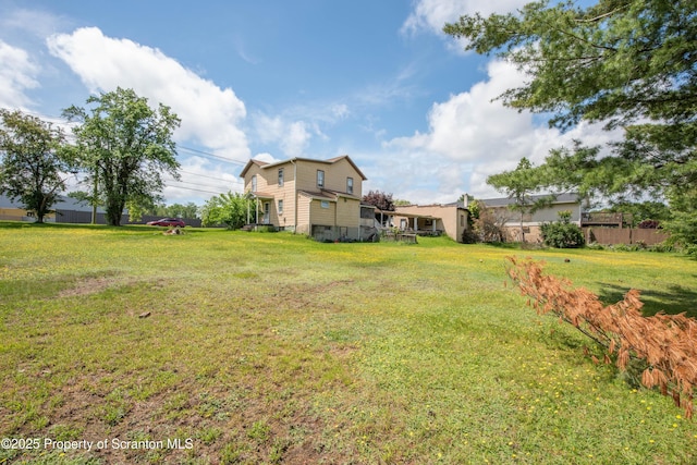 1010 Wood St, Old Forge, PA 18518 - view of yard