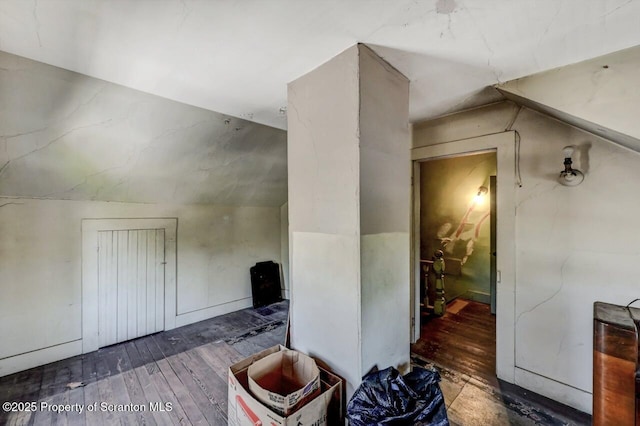 126-128 S Rebecca Ave S, Scranton, PA 18504 - bonus room featuring hardwood / wood-style floors