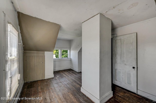 126-128 S Rebecca Ave S, Scranton, PA 18504 - additional living space with hardwood / wood-style flooring and baseboards