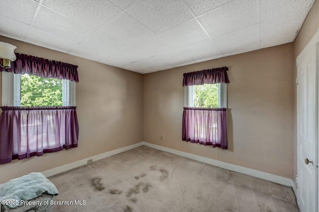 126-128 S Rebecca Ave S, Scranton, PA 18504 - carpeted empty room with healthy amount of natural light and baseboards