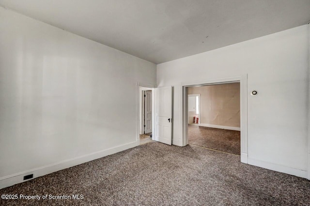 126-128 S Rebecca Ave S, Scranton, PA 18504 - spare room featuring carpet and baseboards