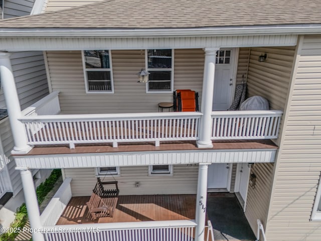 view of deck