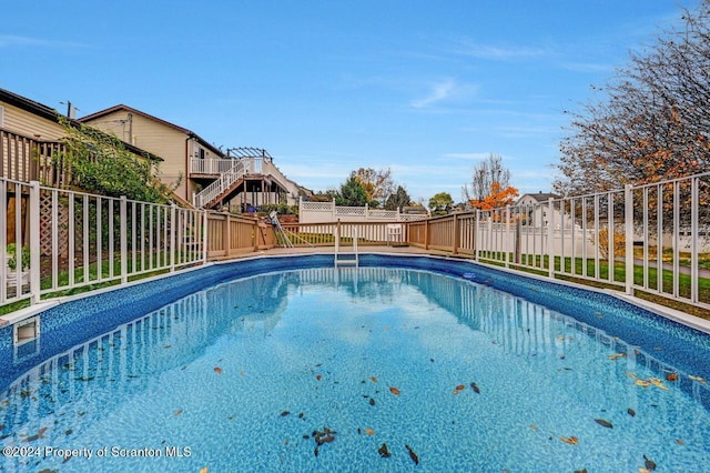 view of pool