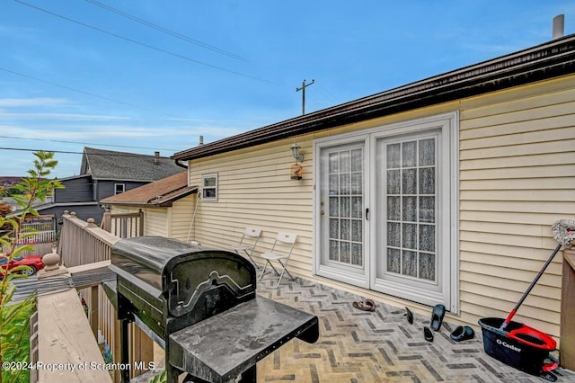 view of patio / terrace featuring area for grilling