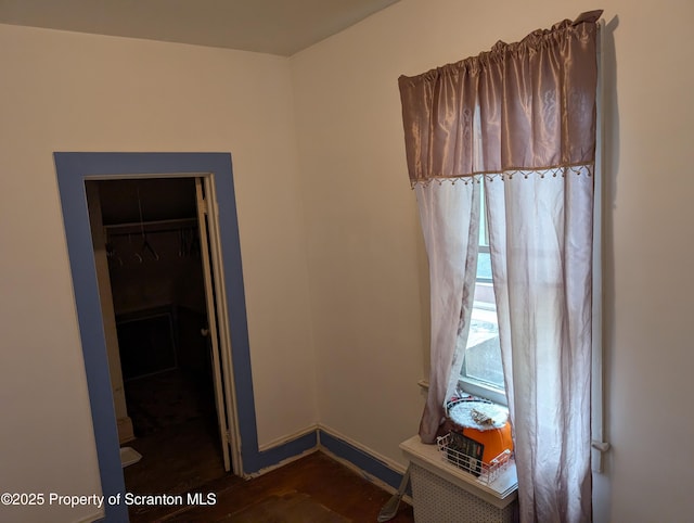 430 14th Ave, Scranton, PA 18504 - interior space with dark wood finished floors and baseboards
