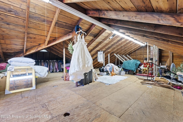 805 E Mountain Rd, Scranton, PA 18505 - view of unfinished attic