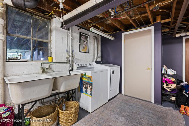 805 E Mountain Rd, Scranton, PA 18505 - laundry room featuring washer and clothes dryer