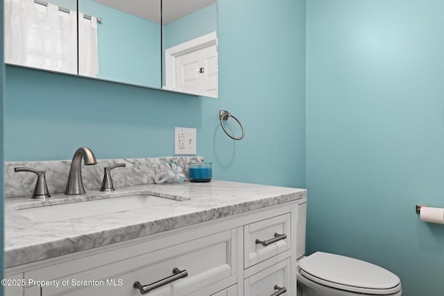 2211 Myrtle St, Scranton, PA 18510 - bathroom featuring toilet and vanity