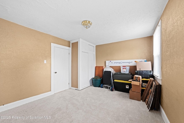 2211 Myrtle St, Scranton, PA 18510 - bedroom featuring a textured wall, a textured ceiling, carpet flooring, and an office area