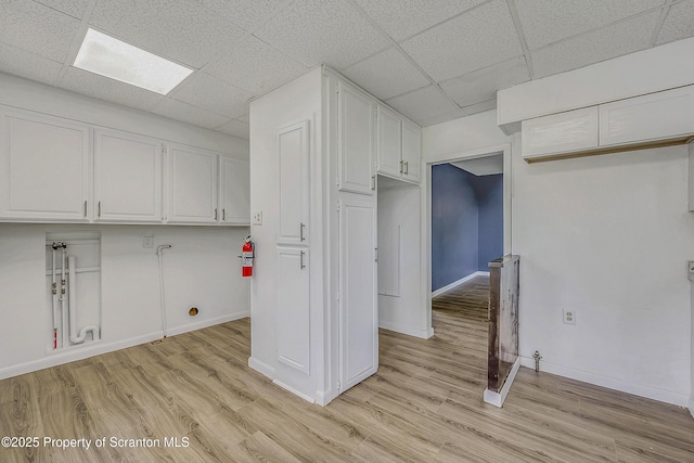 826 Moltke Ave, Scranton, PA 18505 - washroom featuring cabinet space and light wood-type flooring