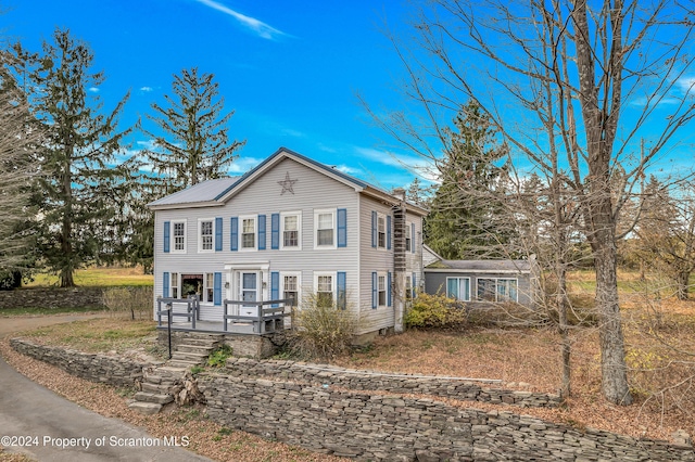 view of front of home