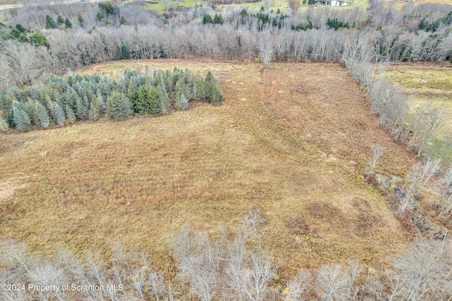 bird's eye view featuring a rural view