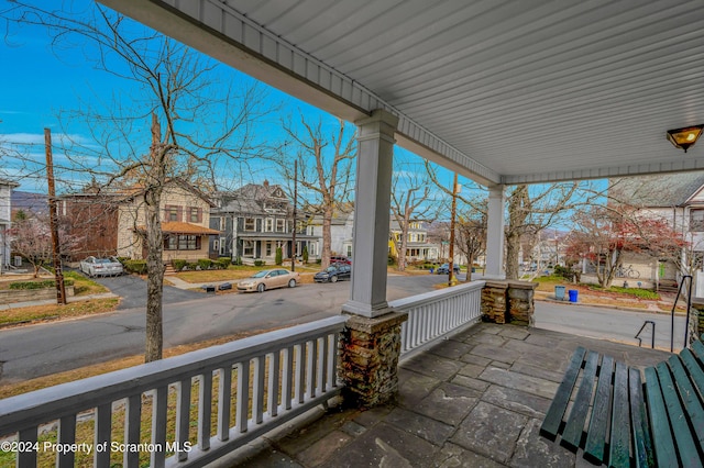 view of patio / terrace featuring a porch