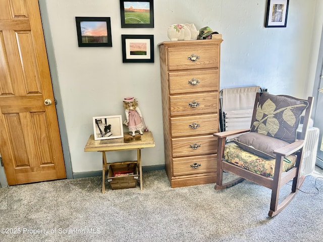 4886 State Route 11, Hop Bottom, PA 18824 - sitting room featuring baseboards and carpet flooring