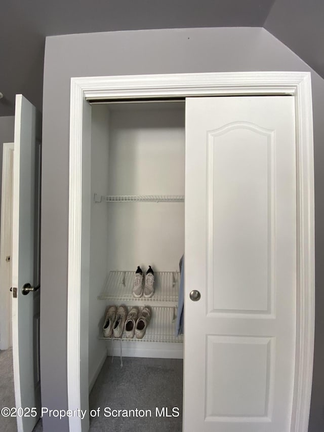 view of closet