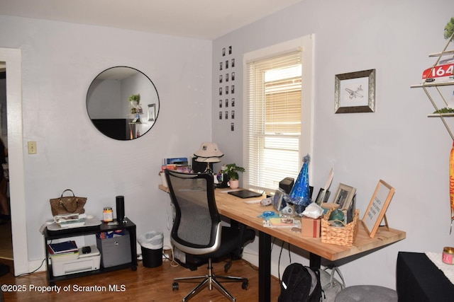 616 Delaware St, Scranton, PA 18509 - office space with healthy amount of natural light and wood finished floors