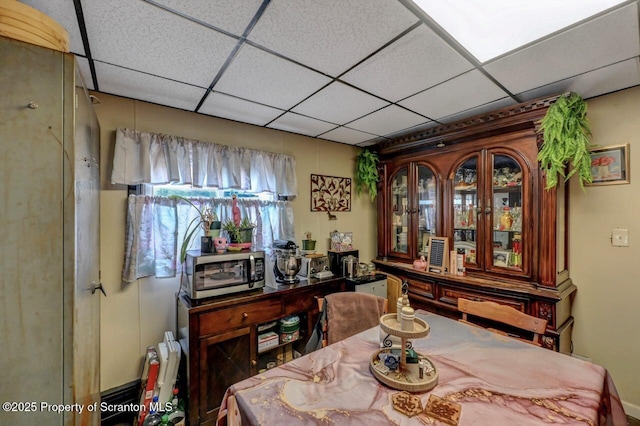 1223 Eynon St 1221, Scranton, PA 18504 - dining space with a drop ceiling