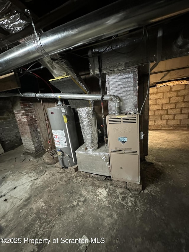 utilities with gas water heater