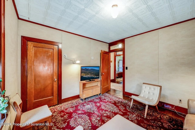 living room with light wood-type flooring