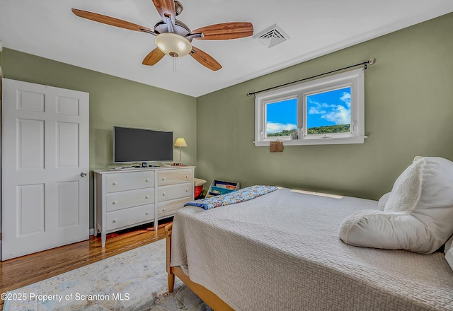 1017 Willow St Unit L14-15, Scranton, PA 18505 - bedroom featuring wood finished floors and a ceiling fan