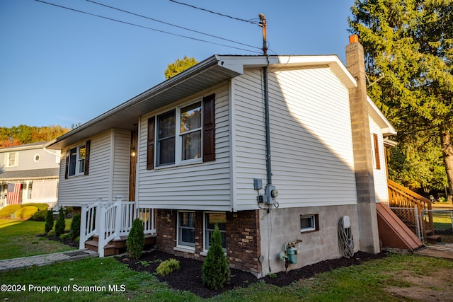 view of front of home