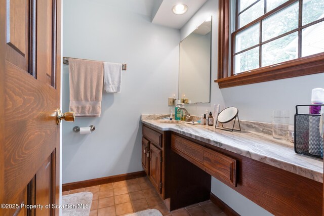 1200 Merion Cir, Clarks Summit, PA 18411 - bathroom featuring vanity and tile patterned flooring