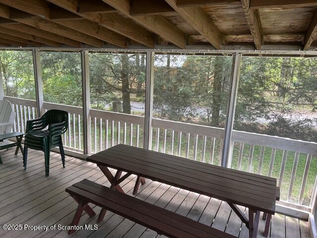 285 Branch Rd, Greentown, PA 18426 - view of sunroom