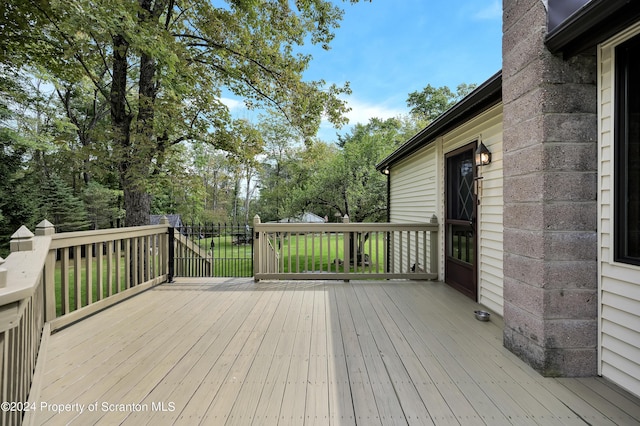 view of deck