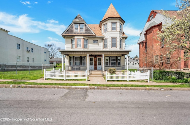 victorian home with covered porch