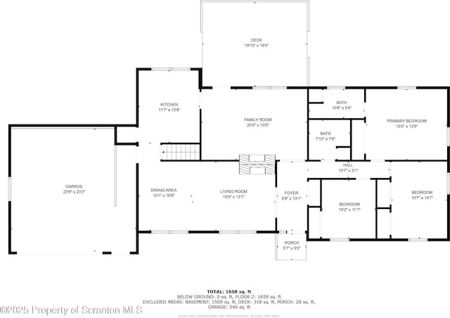 906 Violet Ter, Clarks Summit, PA 18411 - view of layout