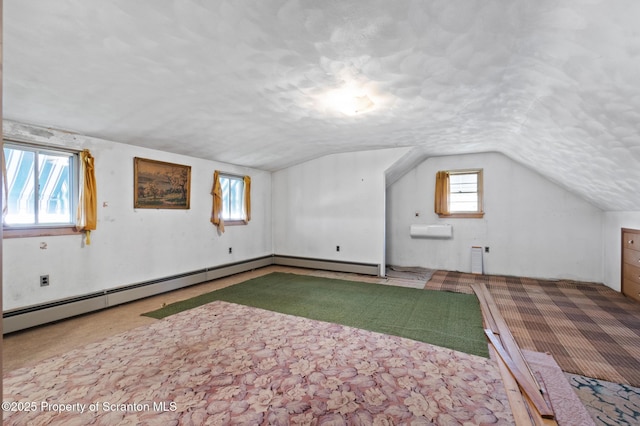 817 Miles Ave, Dickson City, PA 18447 - bonus room with a baseboard radiator and vaulted ceiling