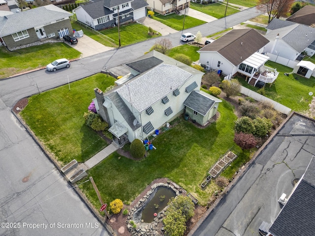 817 Miles Ave, Dickson City, PA 18447 - aerial view with a residential view